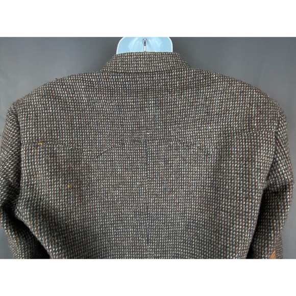 Levis Vintage Western Wear Tweed Wool Elbow Patch Jacket Sports Coat Sz 40R - Picture 8 of 16